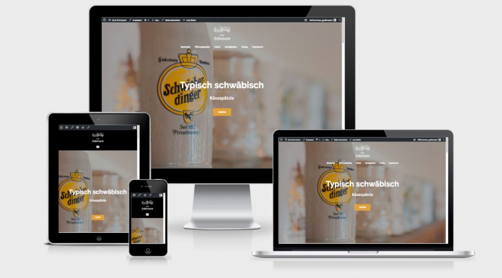 Website "Zum Fuhrmann" in Schwieberdingen